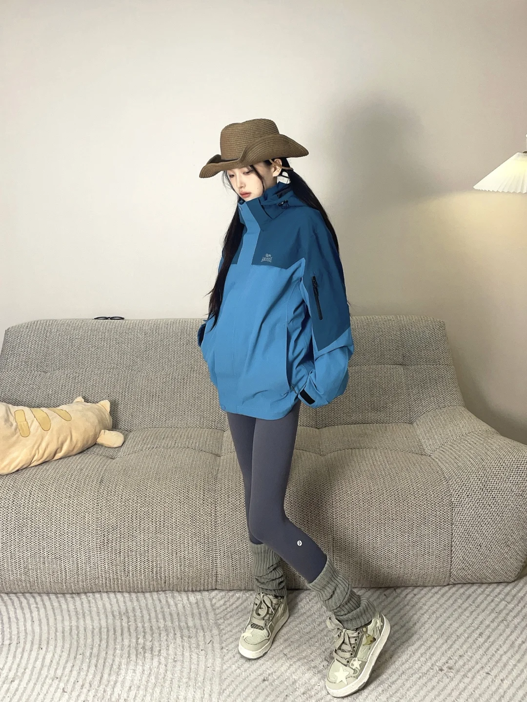 多巴胺山系look*休闲感撞色简单舒服做自己