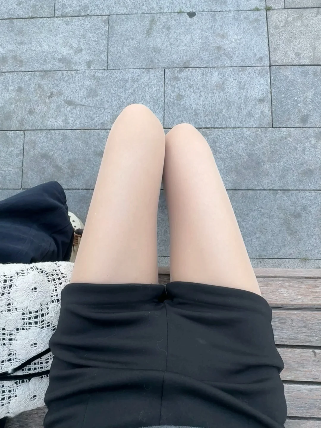 女大第一次尝试肉丝出门！！（原图直出）