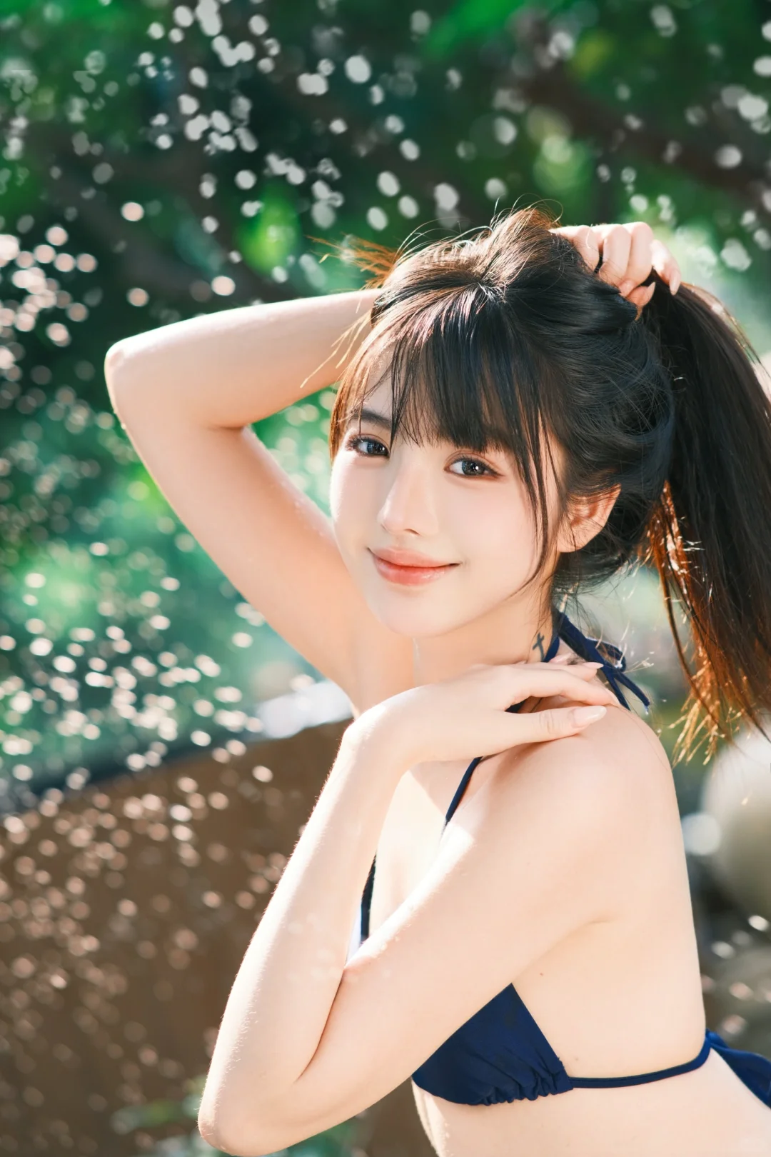 阳光明媚 还有水枪 buff叠满了