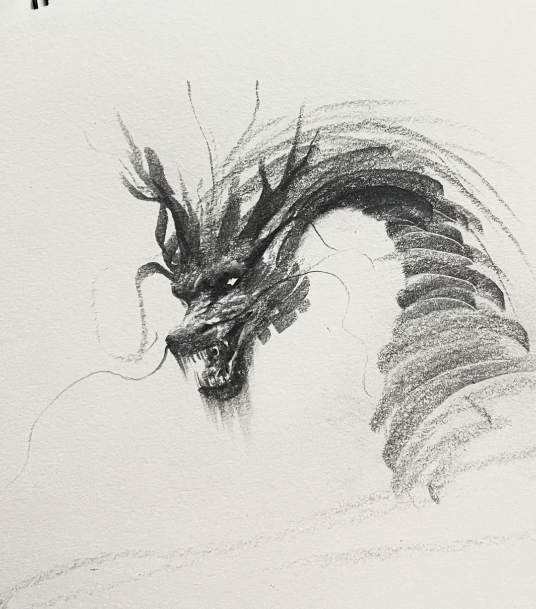 画龙，不过几笔的事儿…