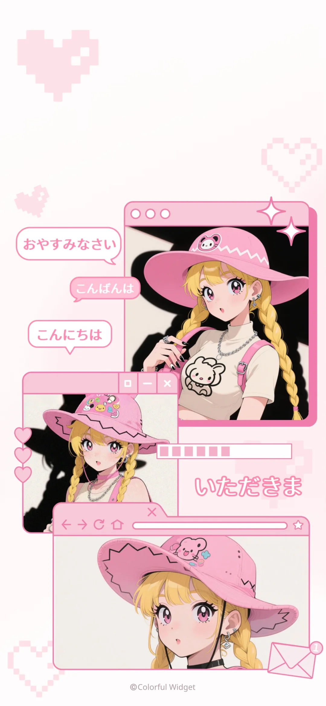 千禧风美少女动态live壁纸分享来啦～
