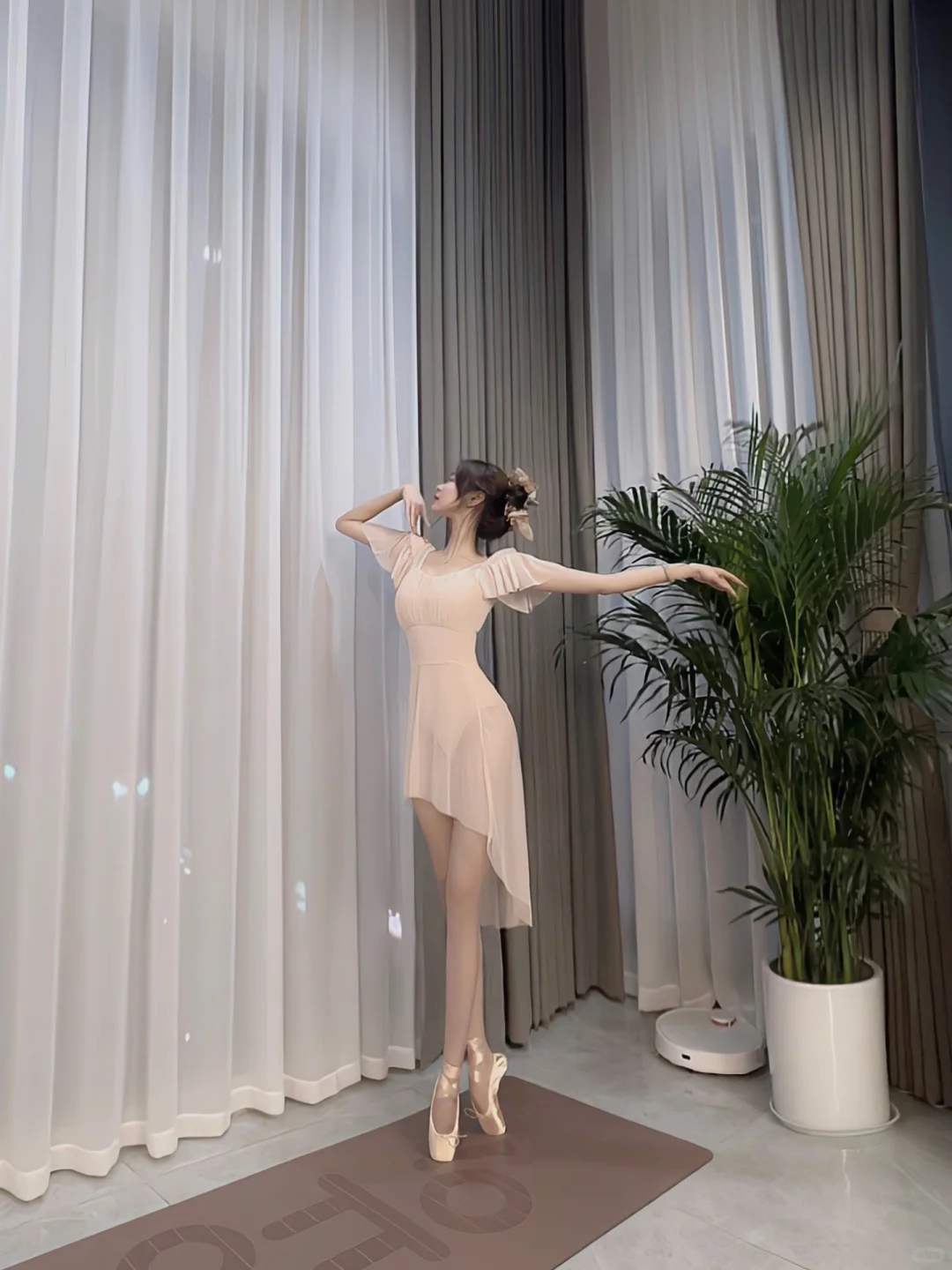 瑜伽女孩的“芭蕾初体验”