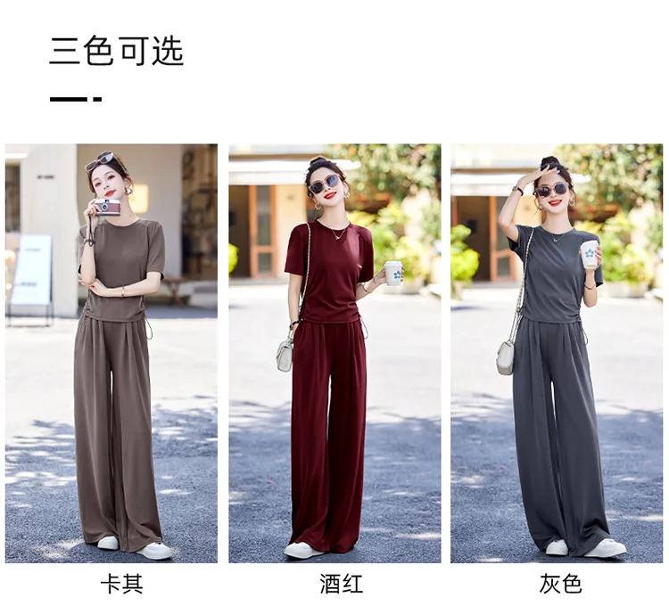 休闲套装女2025新款巨好看的韩系夏日气