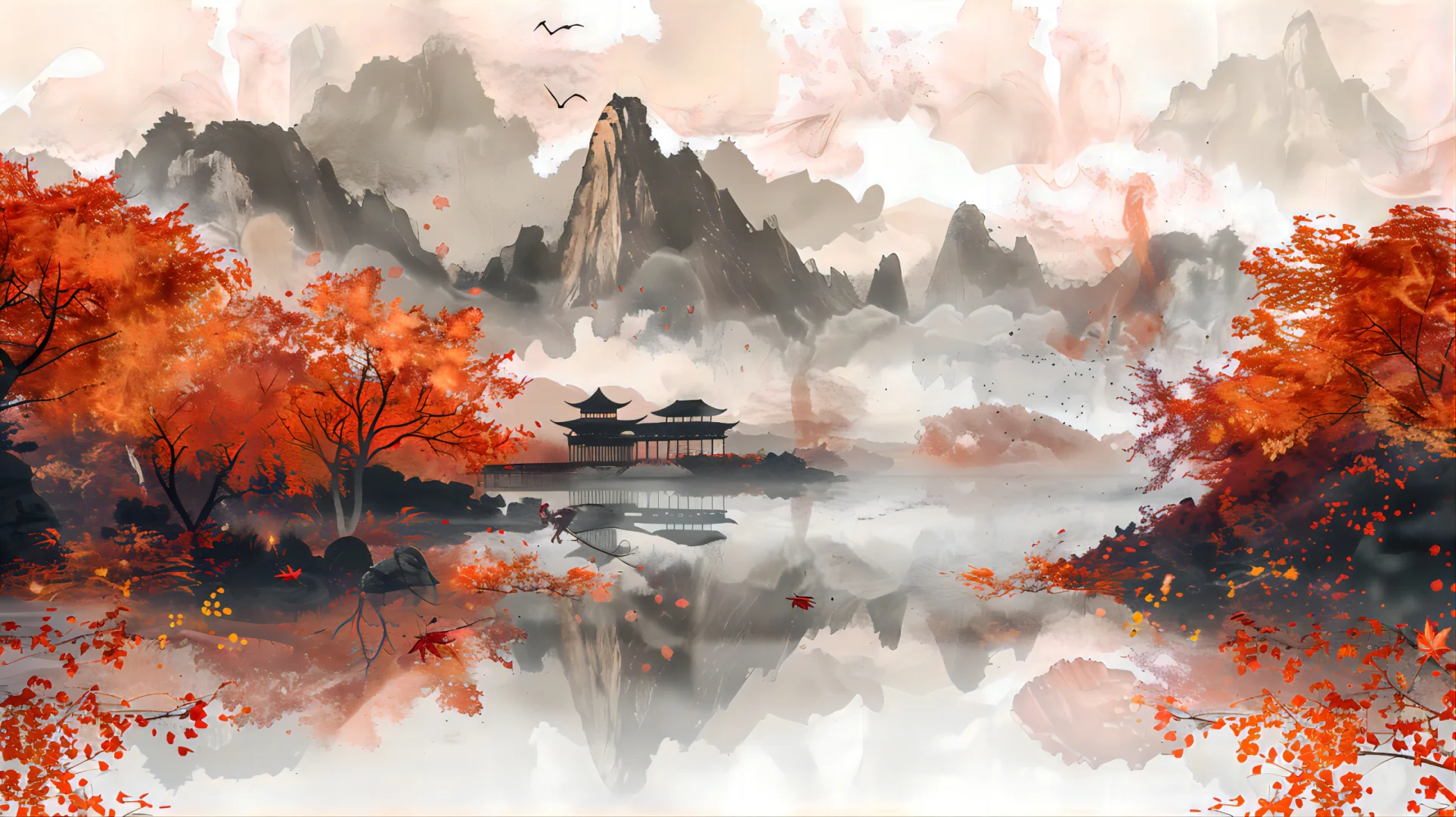 枫叶🍁玫瑰🌹---手机电脑平板壁纸