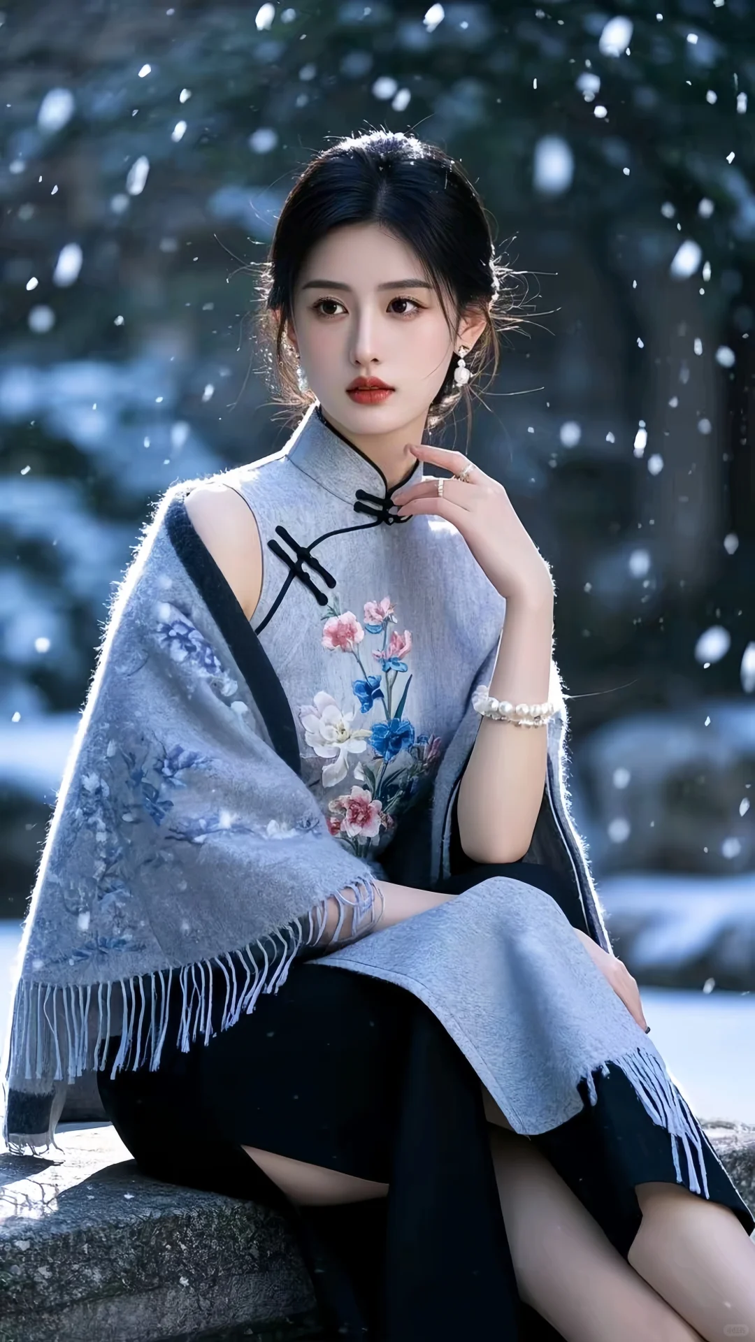 旗袍韵，妩媚诗｜素材分享