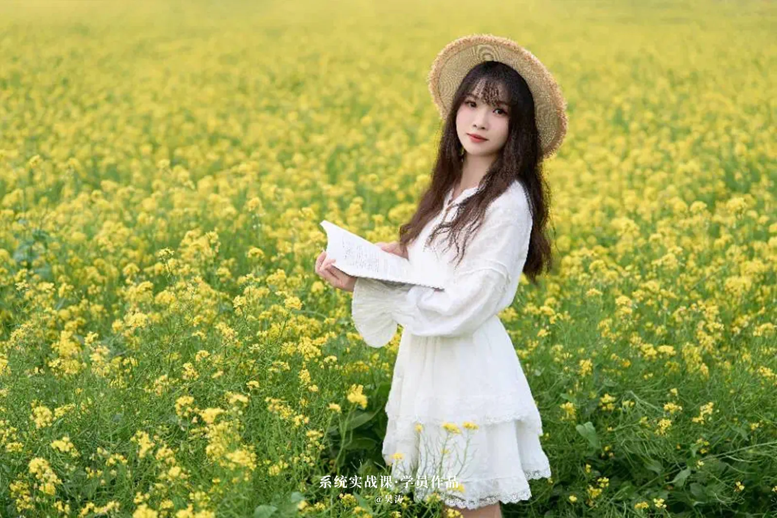 所有女孩子，都需要拍一组唯美花海人像