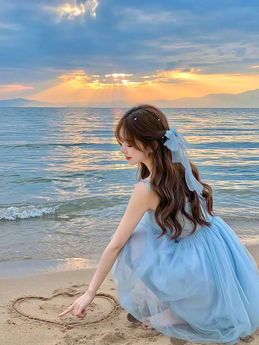 海风沙滩与你｜第四张好温柔🥰