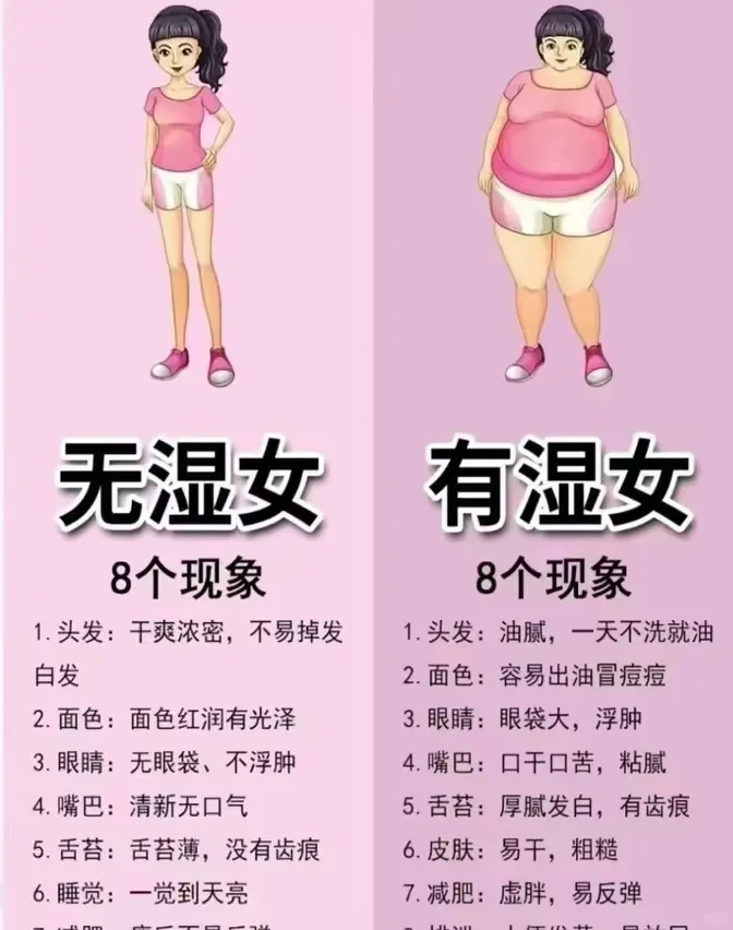 无湿女VS有湿女