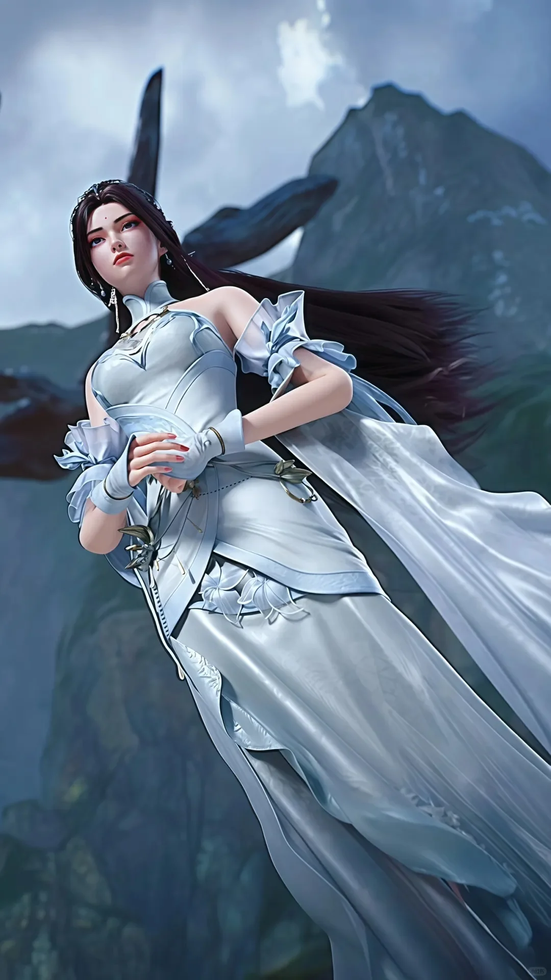 清冷感十足月婵壁纸！