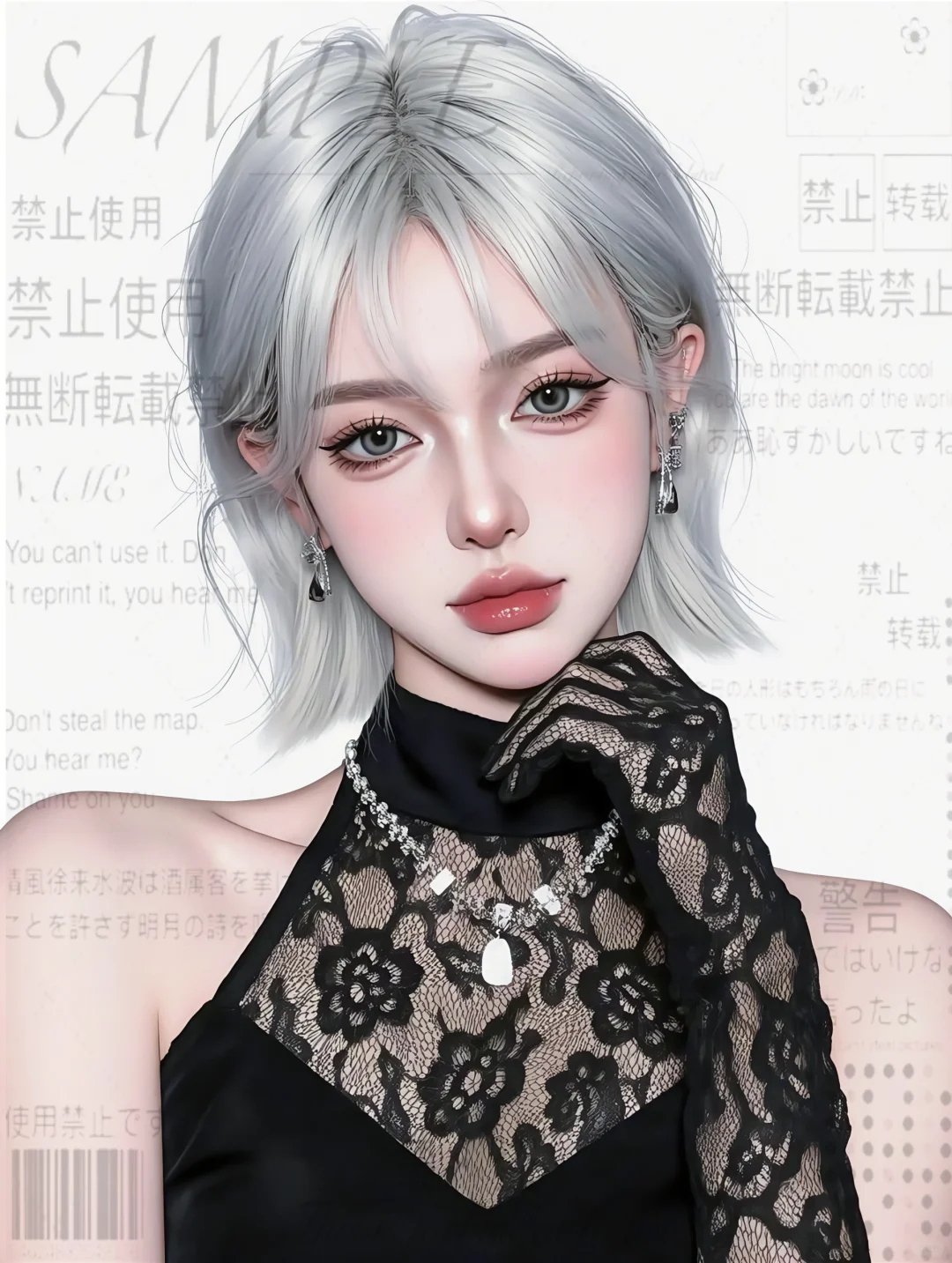 女生立绘头像，御姐头像，语音厅御姐头像