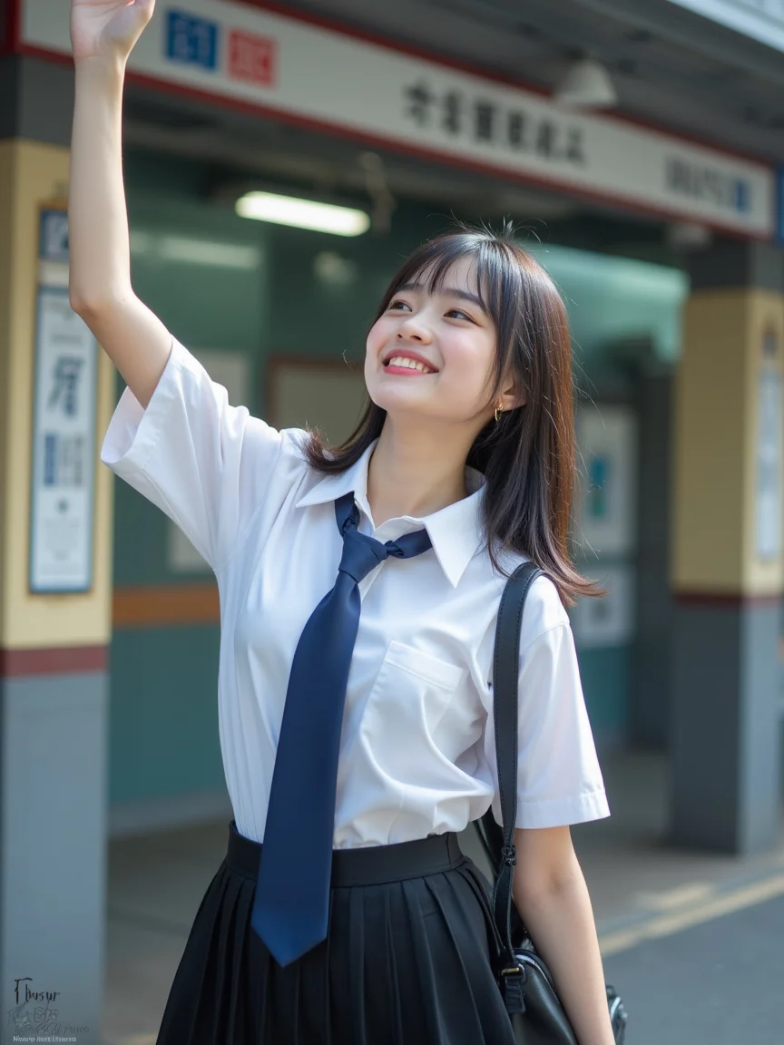 被无数人夸的jk制服拍照姿势