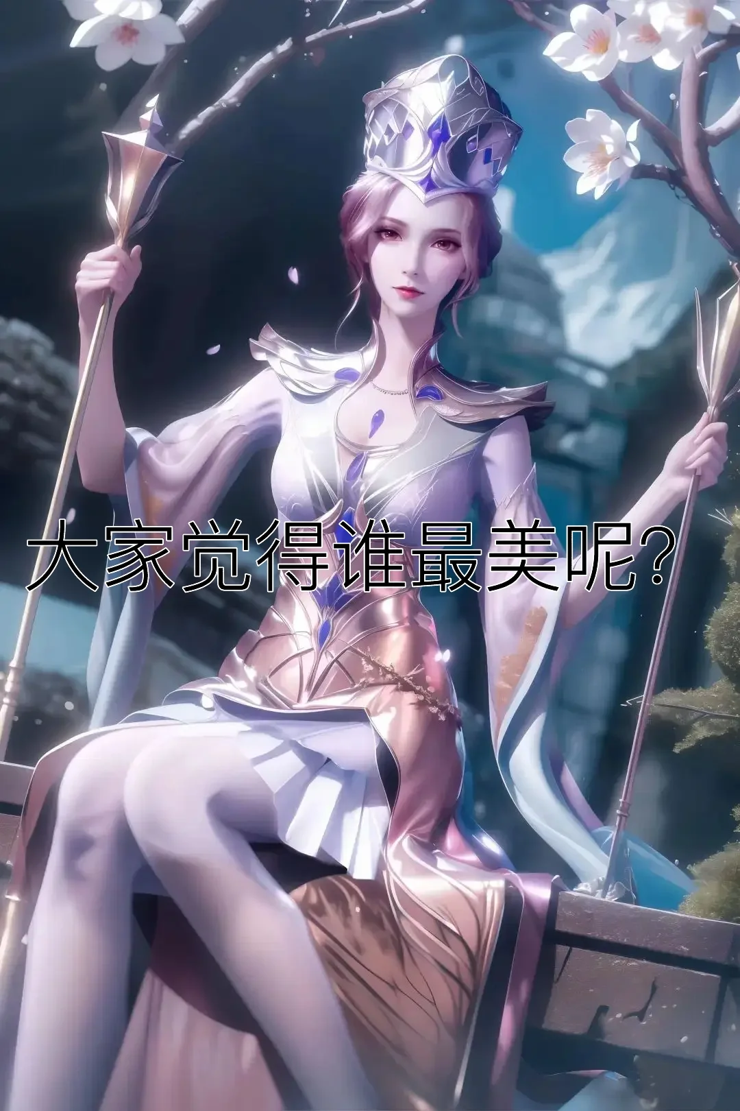 千刃雪和胡列娜比美