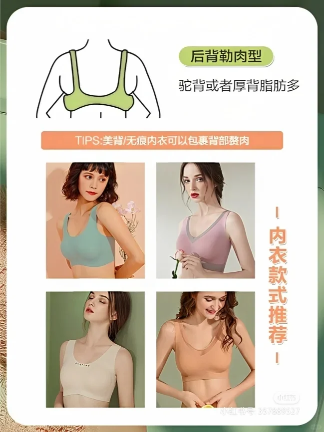 选对适合的胸型内衣解决外扩副乳❗️