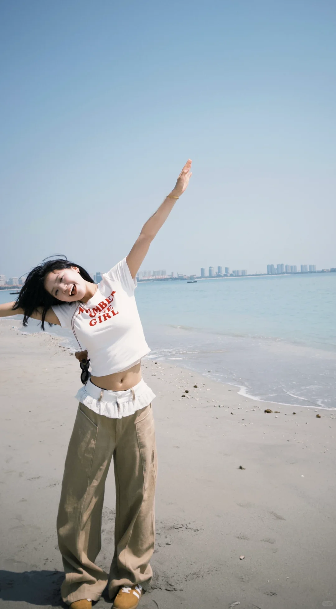 就这样穿！在海边