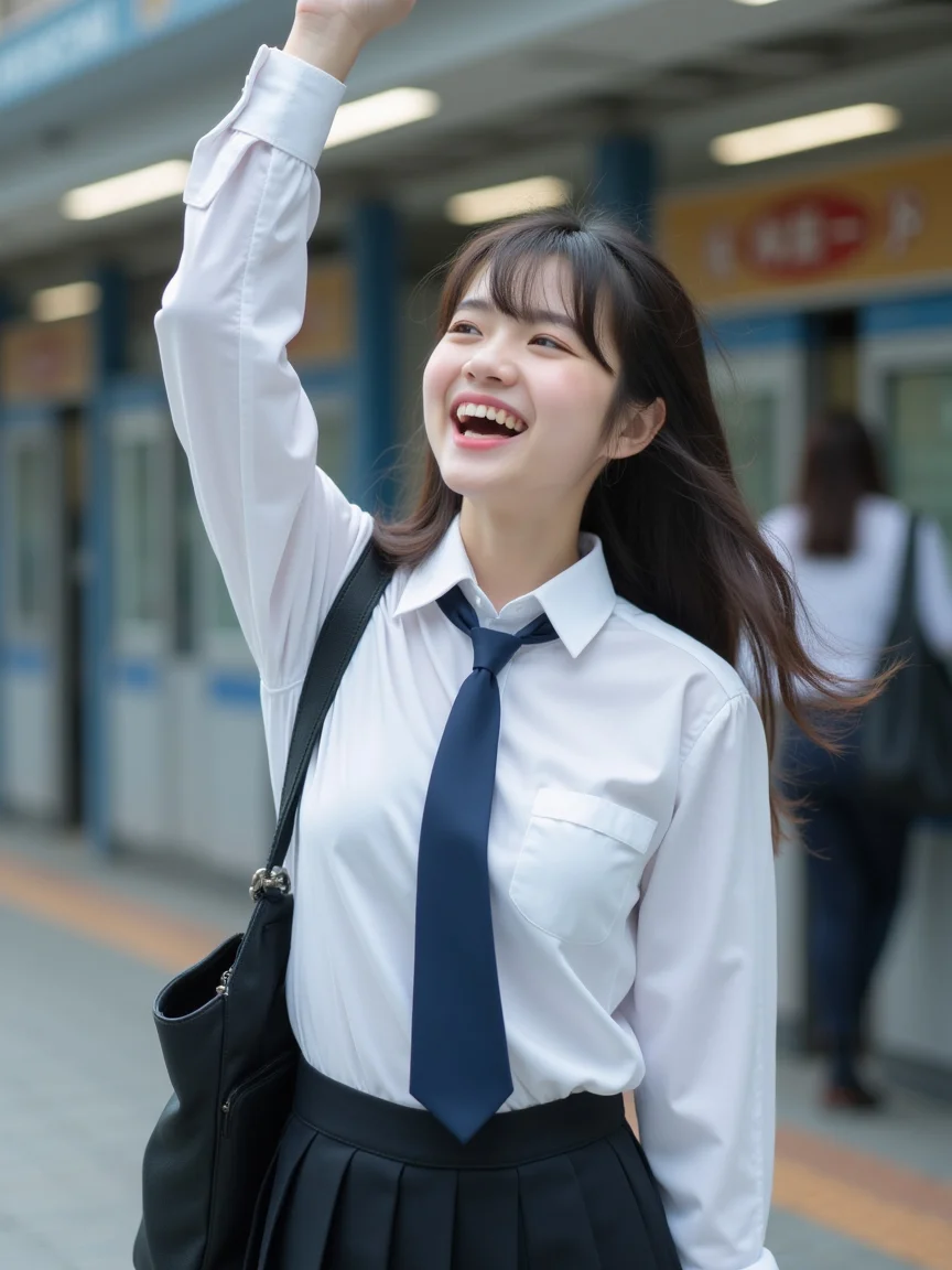 被无数人夸的jk制服拍照姿势