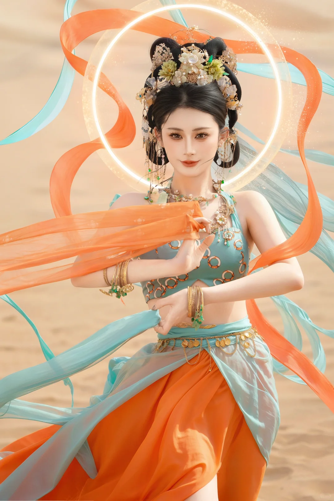 这样的敦煌飞天你们喜欢嘛
