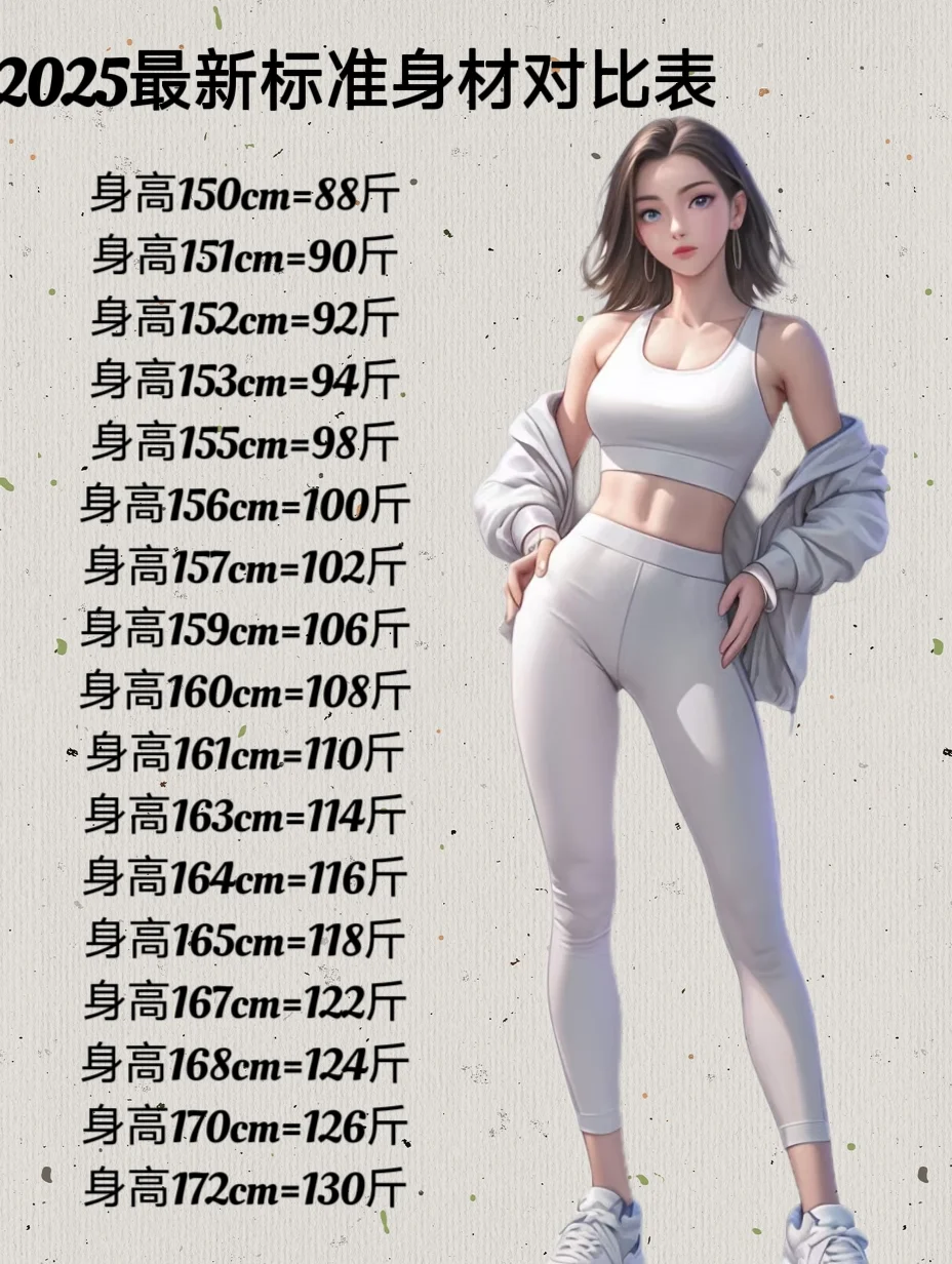 2025最新标准身材！我不焦虑了！