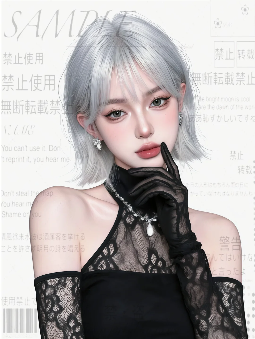 女生立绘头像，御姐头像，语音厅御姐头像