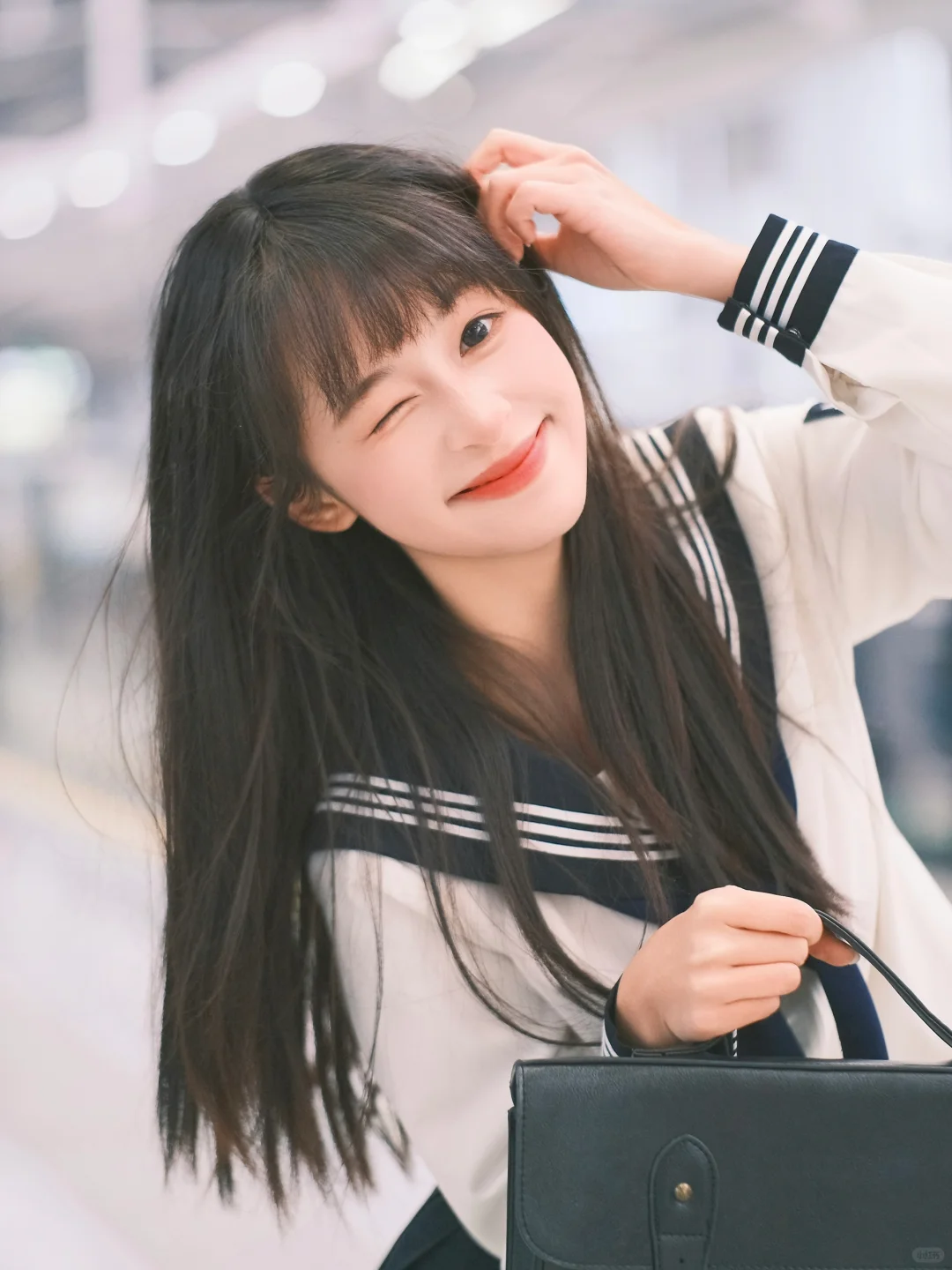 ྀི⋆存一些地铁站青春感拍照姿势 .ᐟ.ᐟ