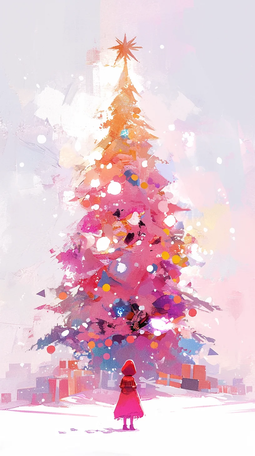 圣诞树插画/壁纸🎄