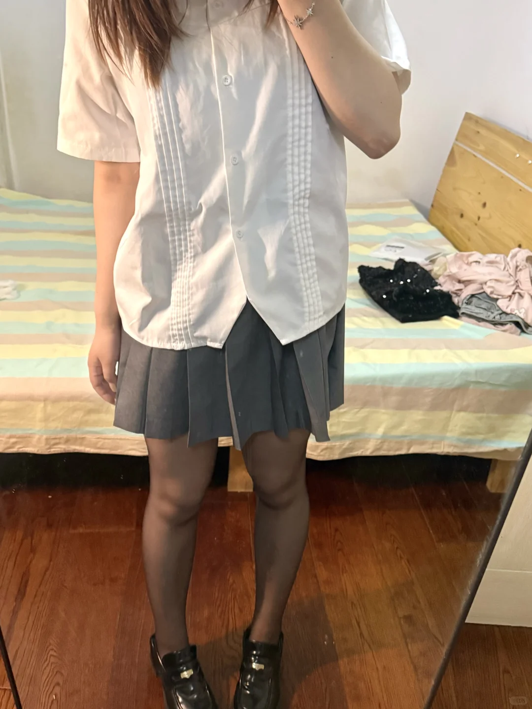 今天穿jk咯！