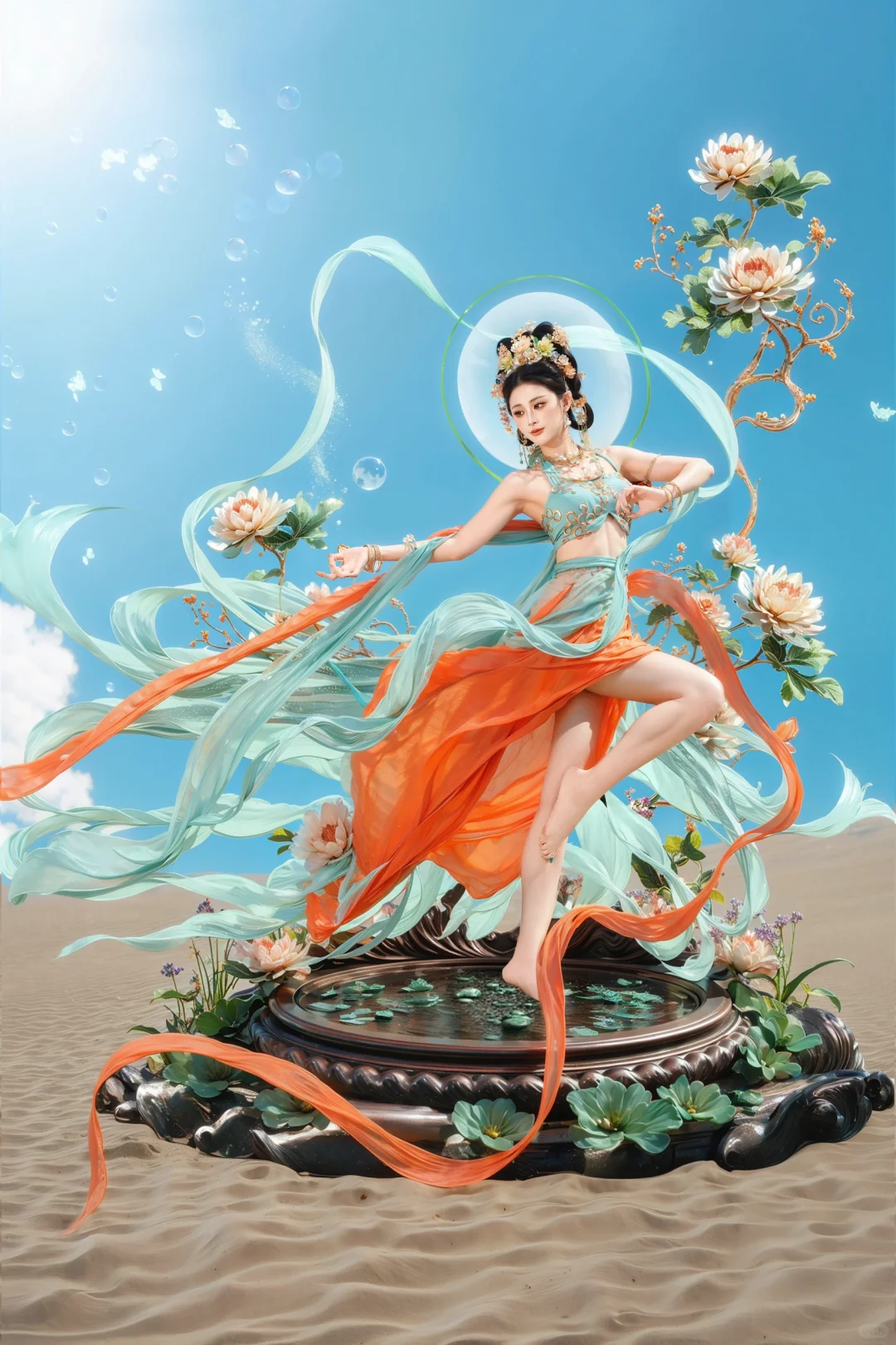 这样的敦煌飞天你们喜欢嘛