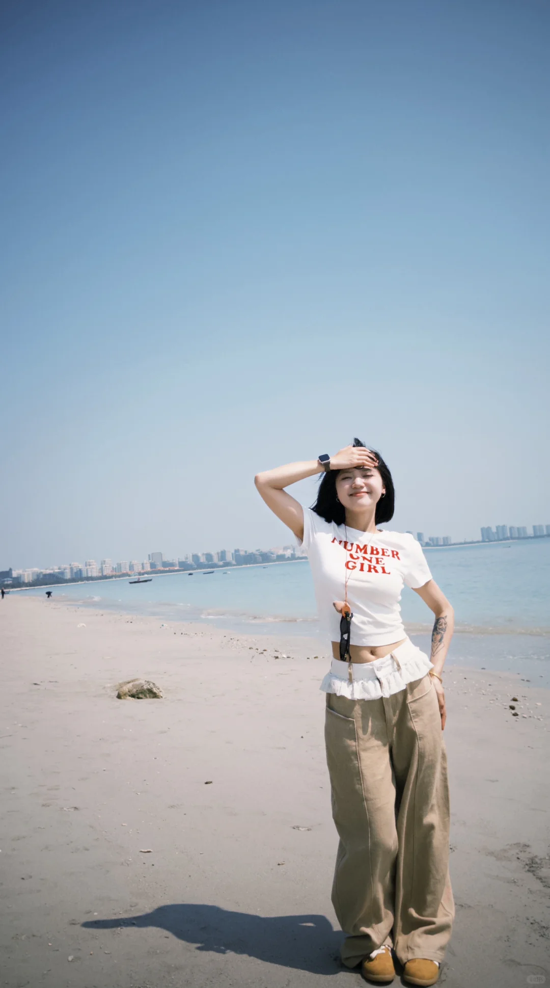就这样穿！在海边