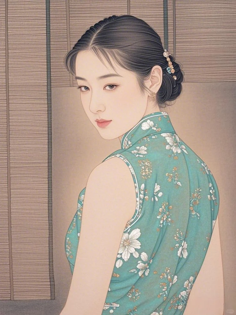 旗袍佳人，邂逅时光里的东方韵致