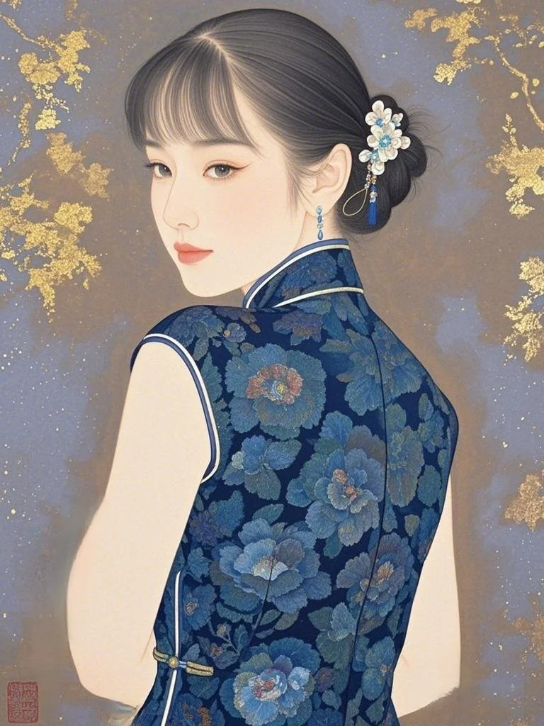 旗袍佳人，邂逅时光里的东方韵致