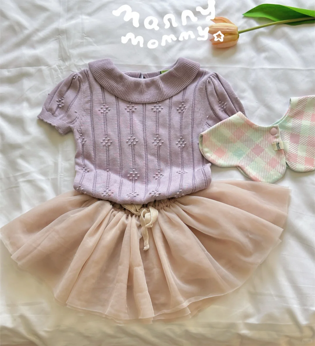 女宝穿搭💜奶呼呼の绝绝紫套装