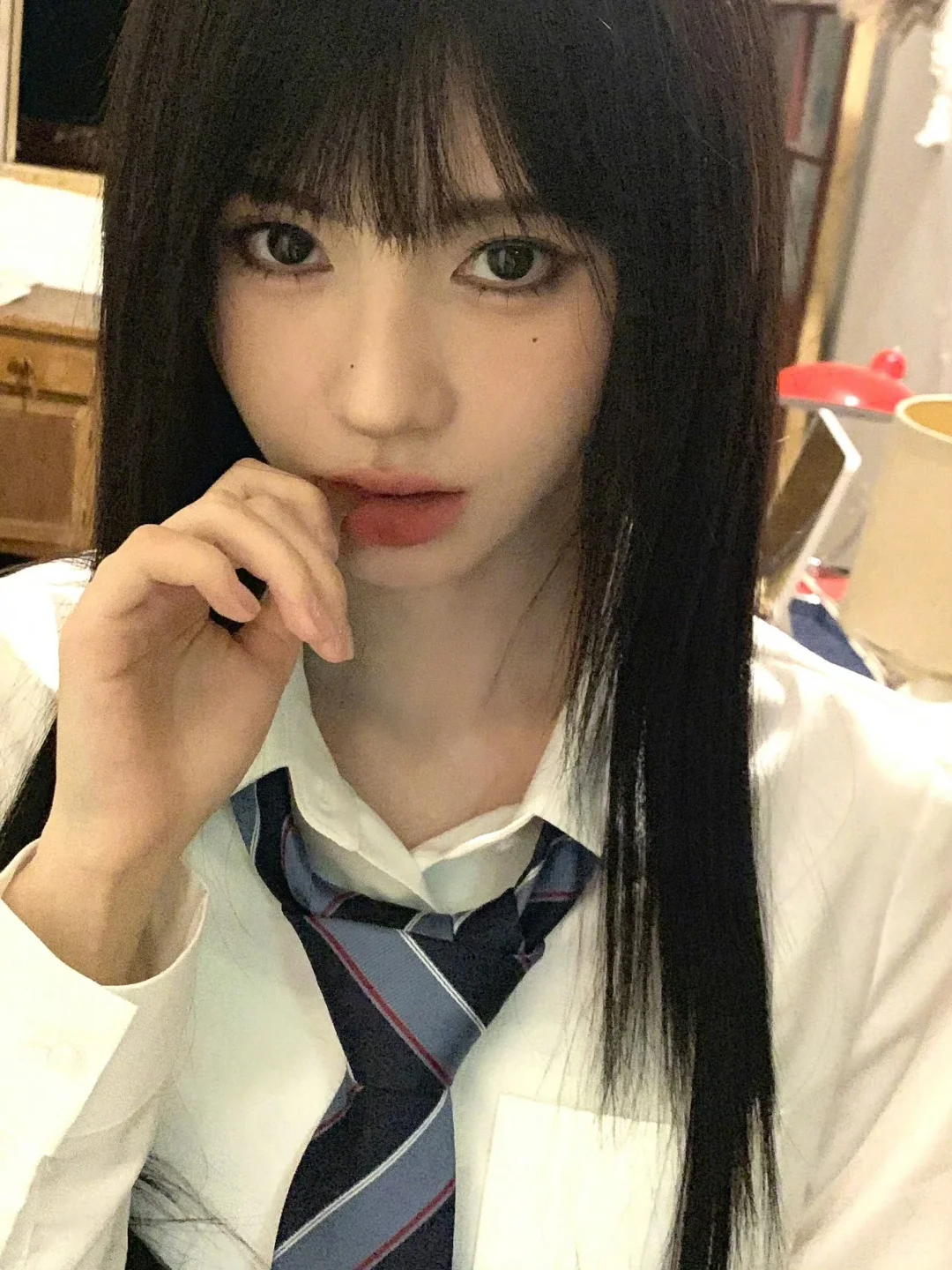 回家晚了姐姐生气了