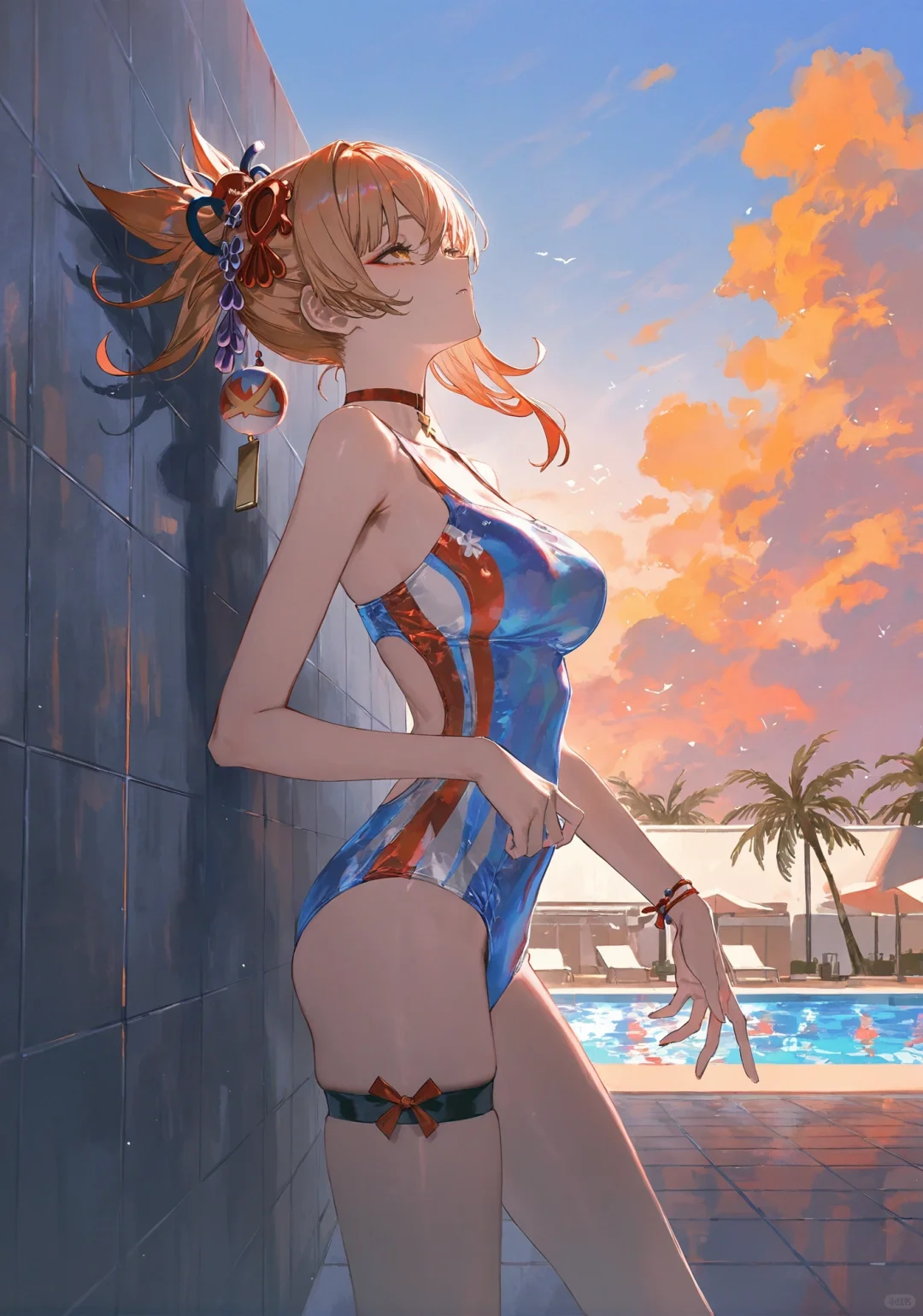 宵宫｜泳装｜壁纸