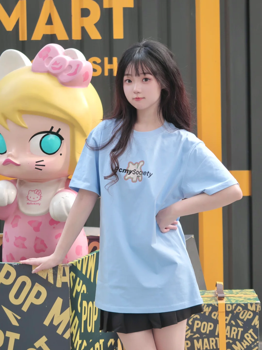 夏日蓝色短袖🧊元气清爽开启盛夏～