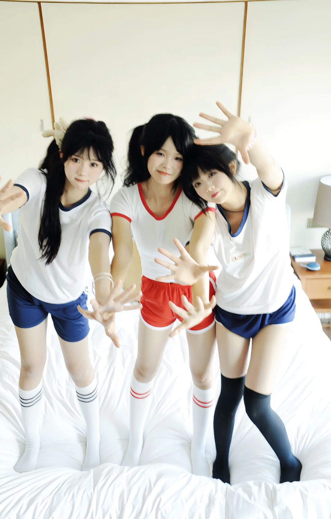 三个人也可以这样拍～青春少女感