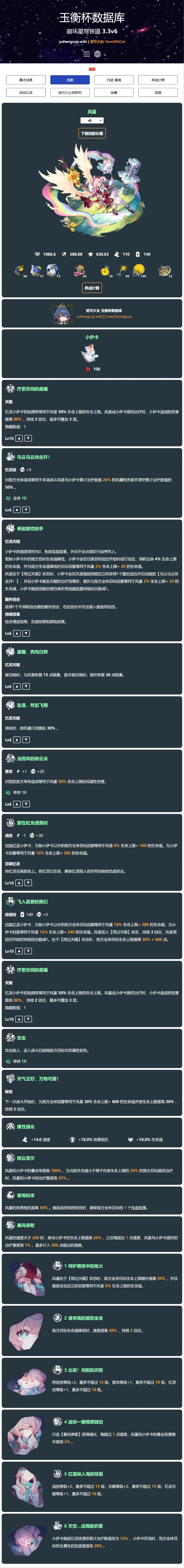 崩坏星穹铁道3.3版本风堇、赛飞儿v6