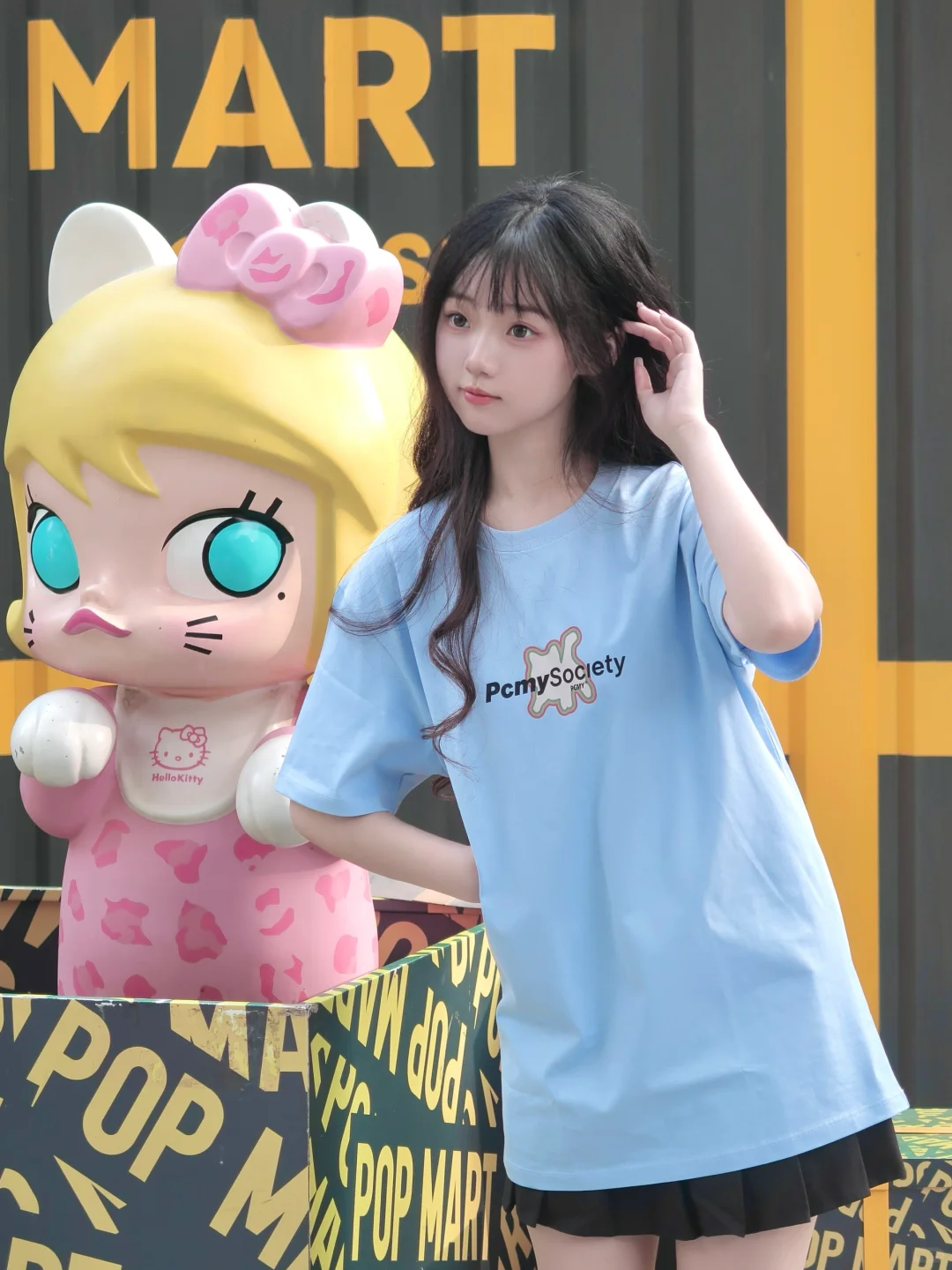 夏日蓝色短袖元气清爽开启盛夏～