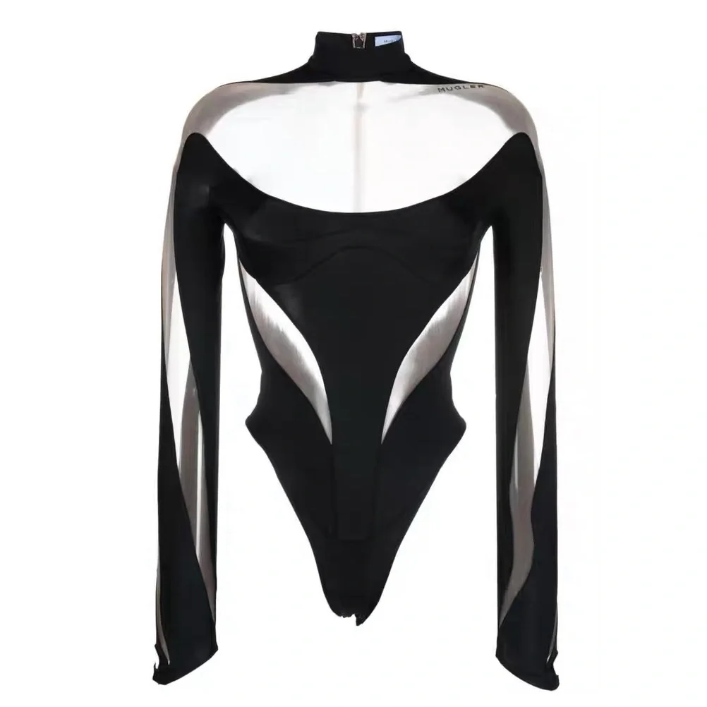 今夏最时髦的mugler透视bodysuit