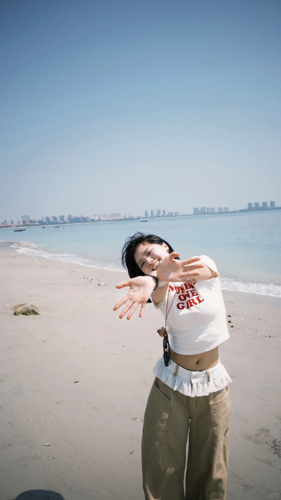 就这样穿！在海边