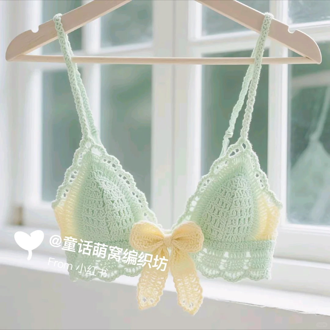 钩织🎀胸衣（附图解）