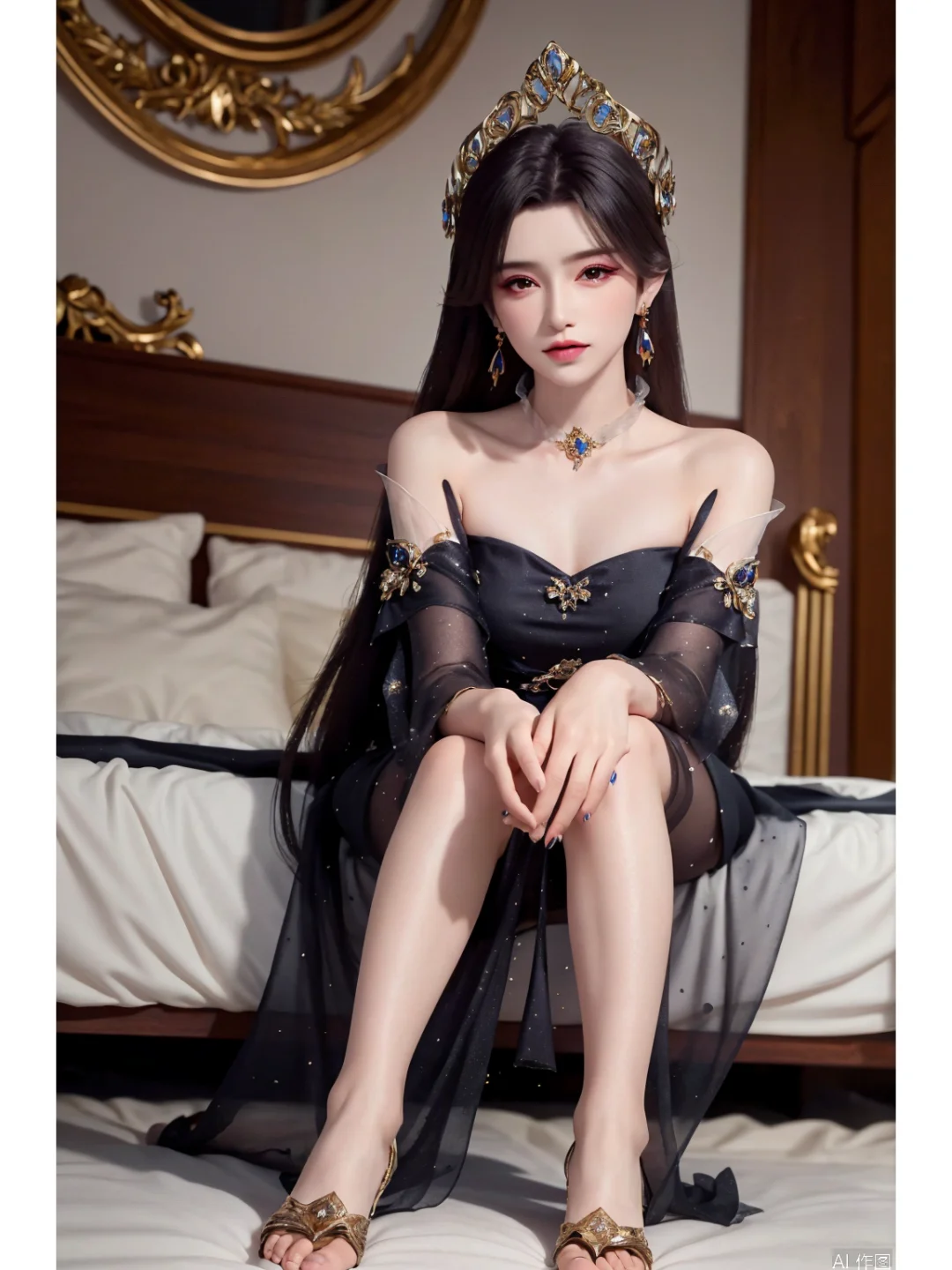 还是黑服更适合曹颖吧