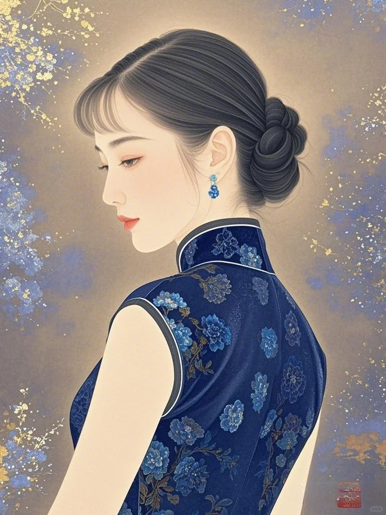 旗袍佳人，邂逅时光里的东方韵致