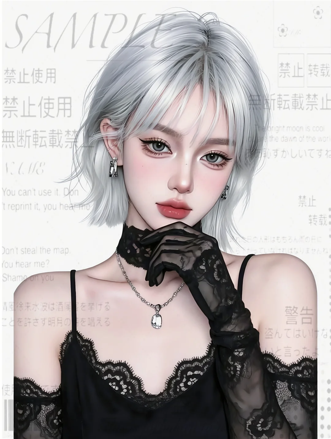 女生立绘头像，御姐头像，语音厅御姐头像