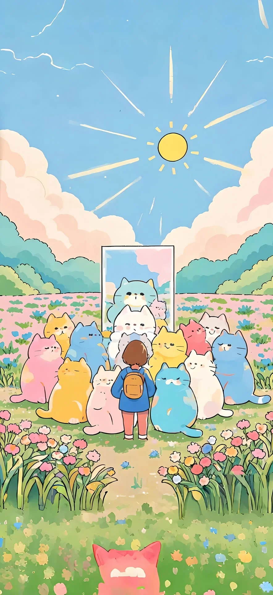 慵懒舒服感觉的壁纸~