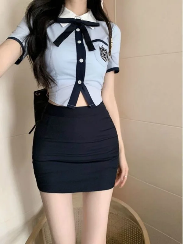 法式制服穿搭我爱❤️我绝不出错！
