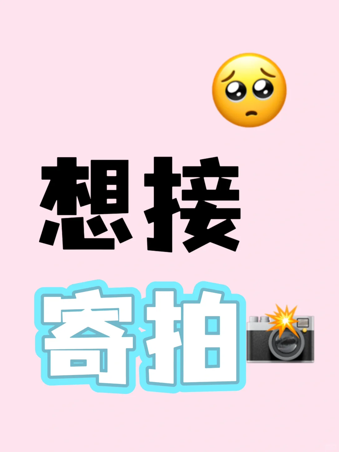 有靠谱的寄拍吗🙏