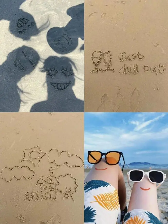 32个海边拍照姿势，姿势越奇怪照片越好看！