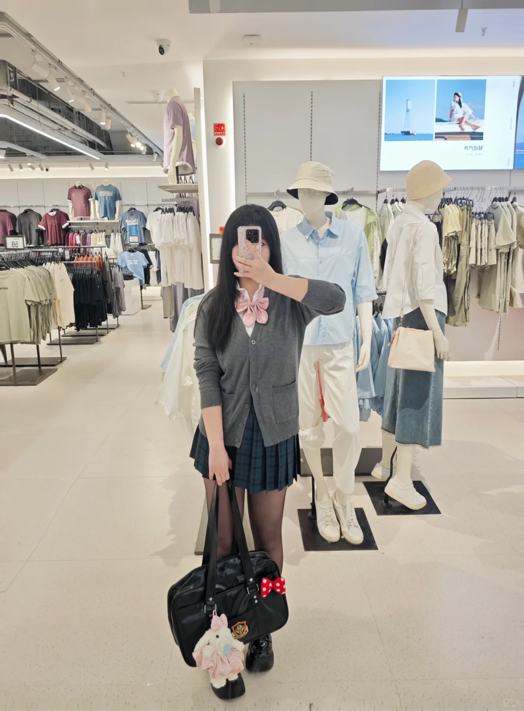 今年38岁 穿上jk依然美丽