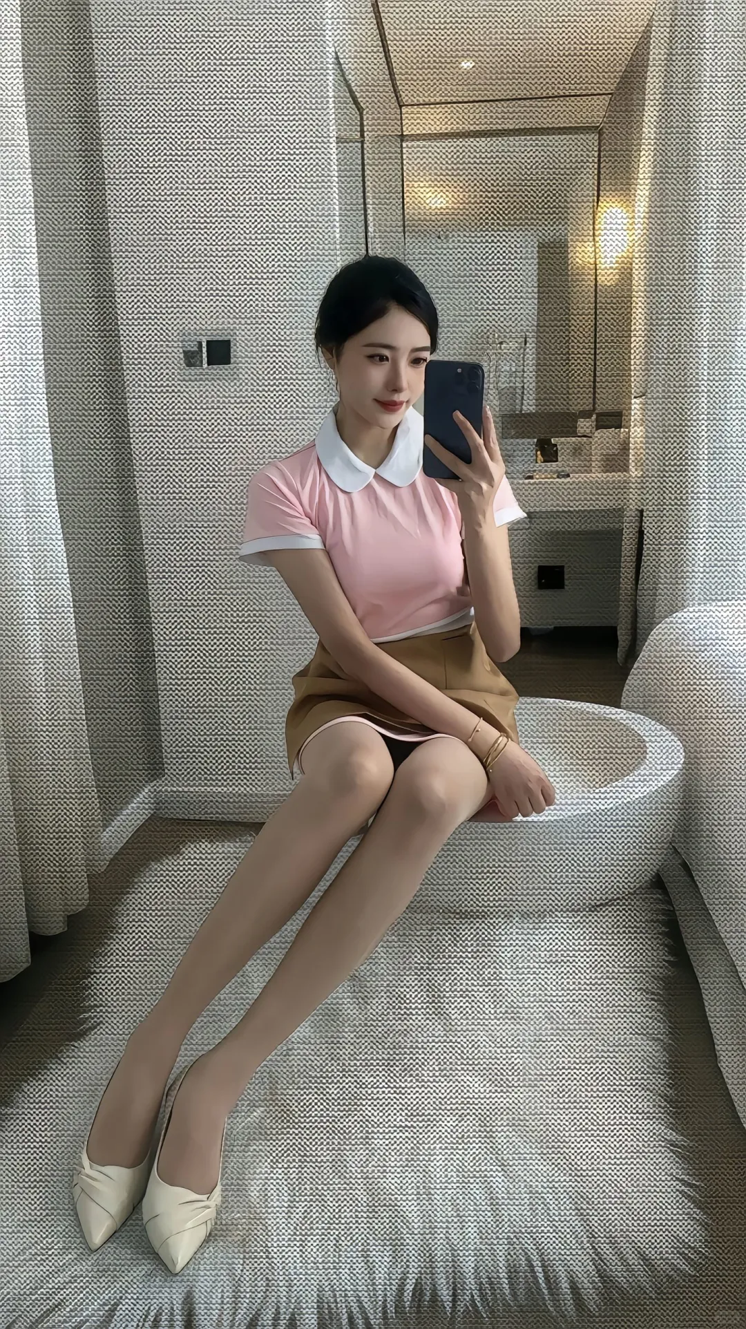 好利来小姐姐的大长腿