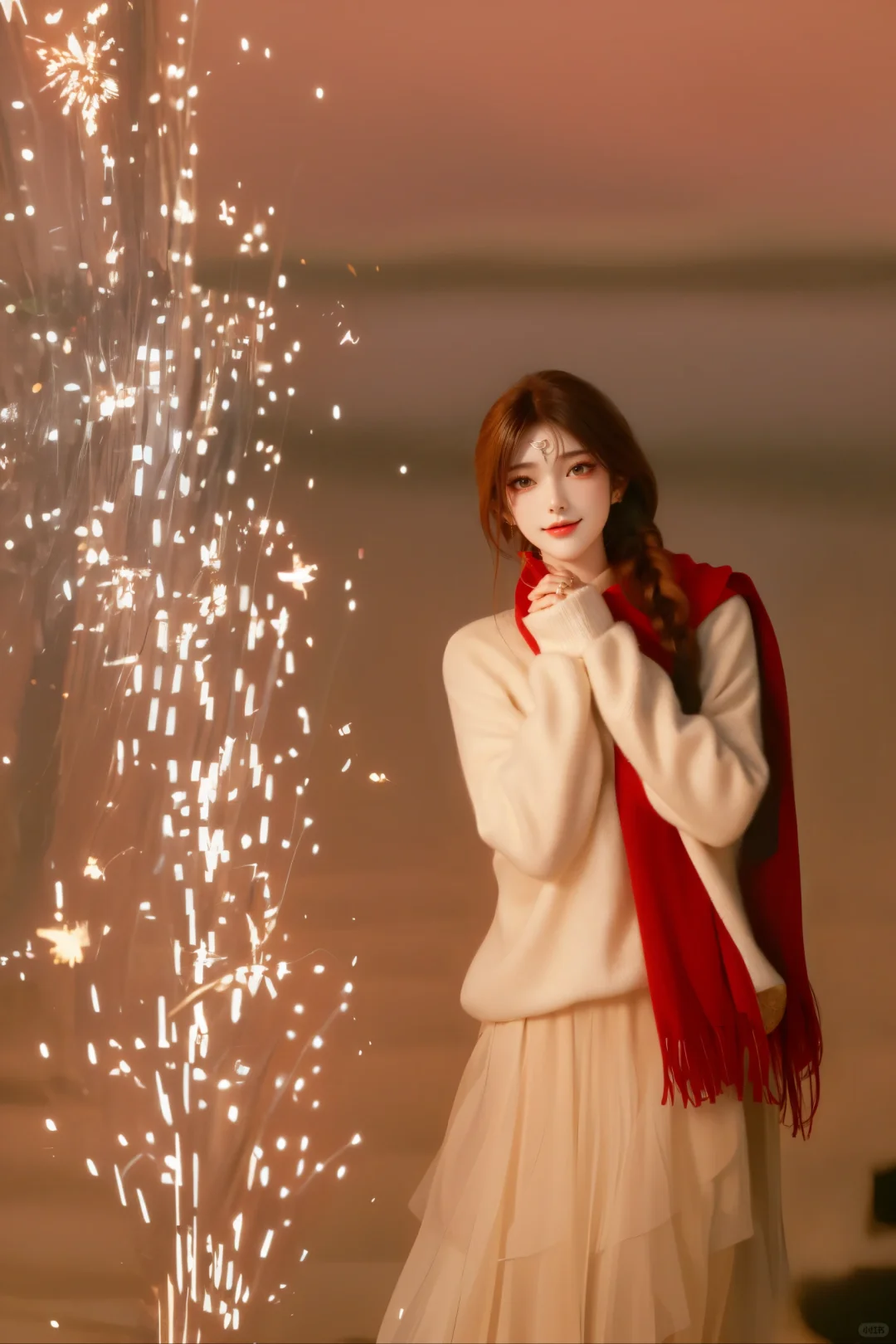 国漫女神拜大年 恭喜发财大吉大利