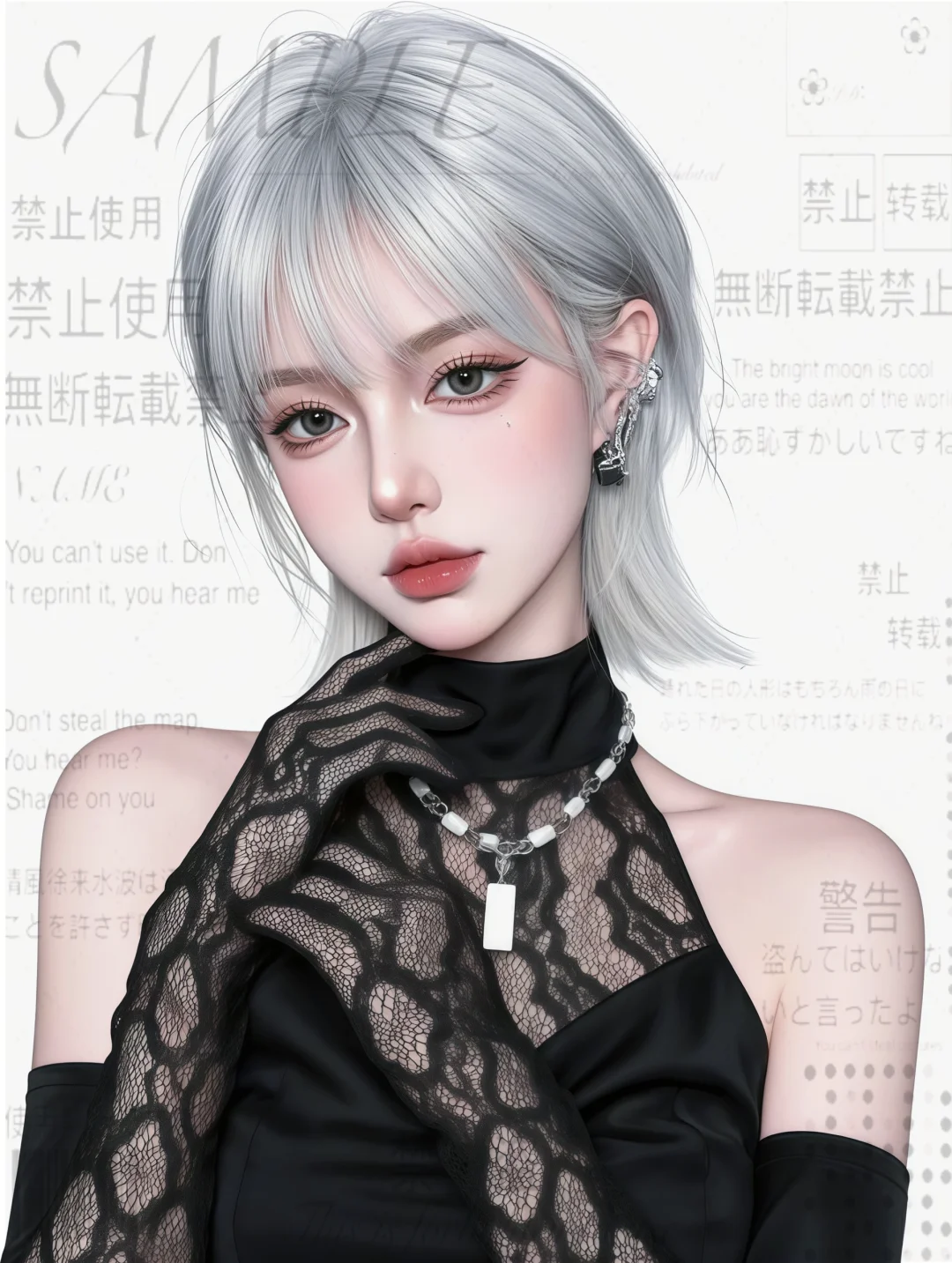 女生立绘头像，御姐头像，语音厅御姐头像